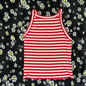 striped tank top